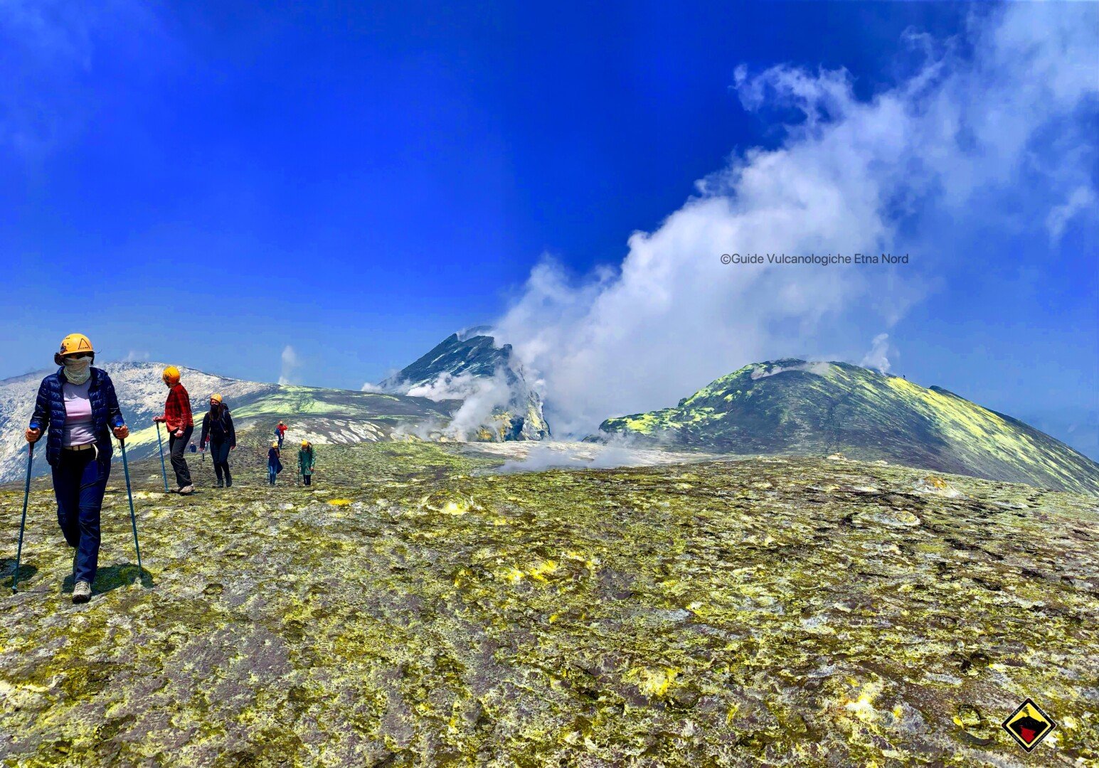 Trekking crossing of Etna from south to north